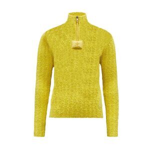 MONCLER GENIUS Textured Half-Zip Knit Sweater Unisex YELLOW Jerseys & Knitwear